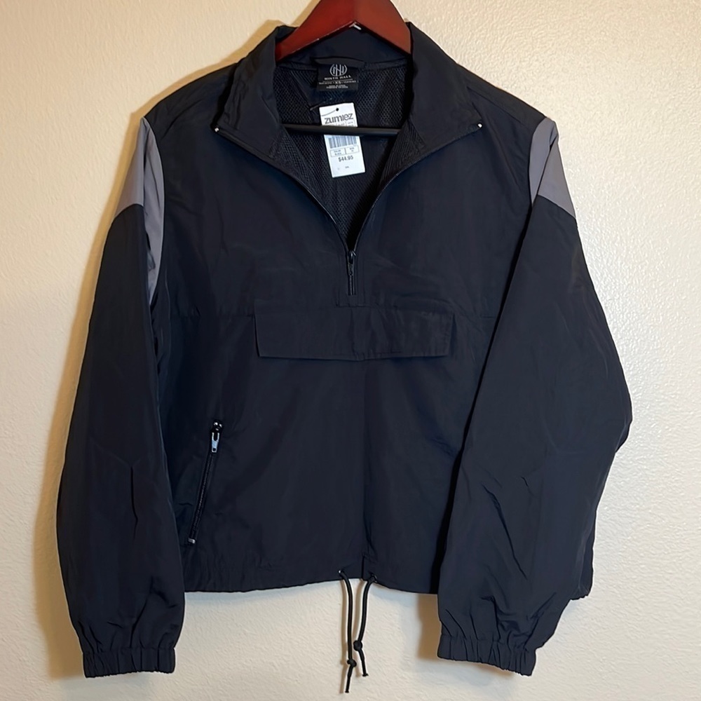 𝅺nwt Black Pullover Jacket